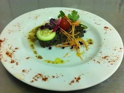 Tartare de lentilles aux lègumes Croquant